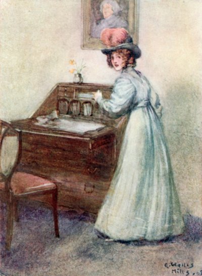 Illustration for Persuasion af Jane Austen af Arthur Wallis Mills