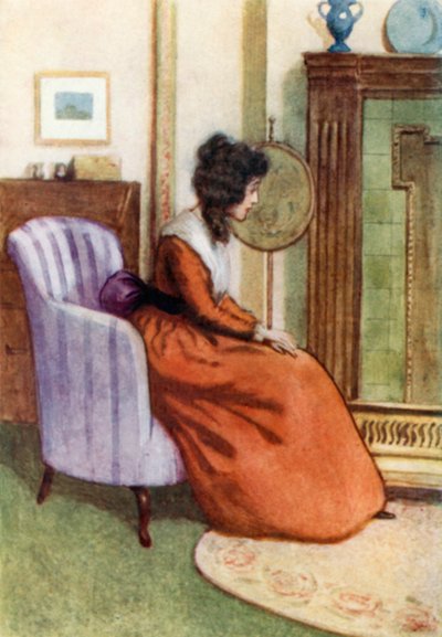 Illustration til fornuft og sensibilitet af Jane Austen af Arthur Wallis Mills