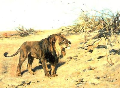 En løve blandt krat af Arthur Wardle