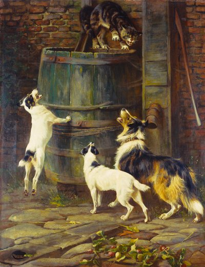 We Just Want to Play (olie på lærred) af Arthur Wardle