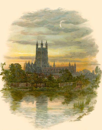 Gloucester Cathedral, Nordvest af Arthur Wilde Parsons