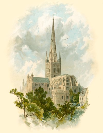 Norwich Cathedral, Sydøst af Arthur Wilde Parsons