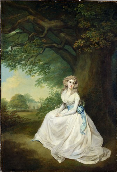 Lady Chambers, ca. 1789 (olie på lærred) af Arthur William Devis