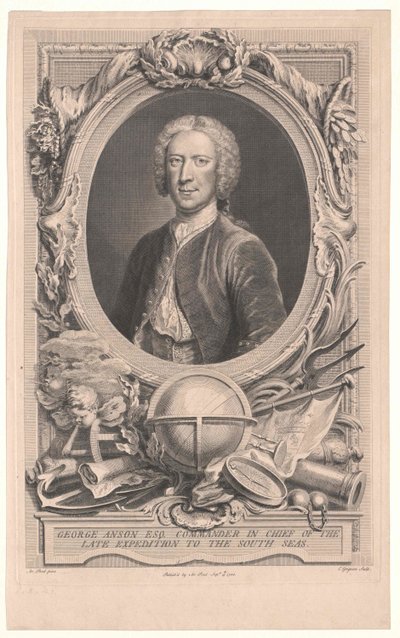 1. baron Anson Anson af Artist Unknown