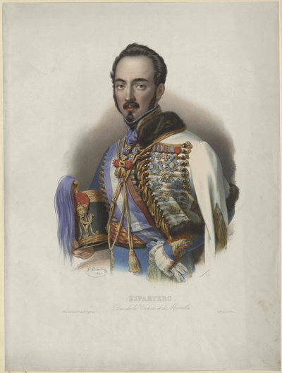 1. Duque de La Victoria Espartero af Artist Unknown