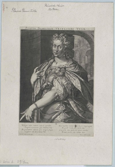 1. århundrede e.Kr. Flavia Domitilla af Artist Unknown