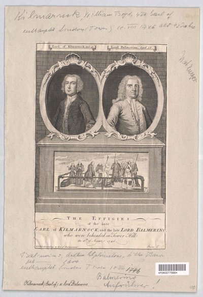 4. jarl af Kilmarnock Boyd (print) af Artist Unknown