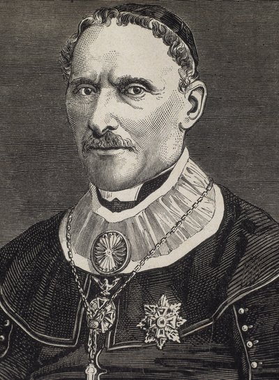 AMBROSIO, Rafael de (19. århundrede). Ærkebiskop. Gravering. af Artist Unknown