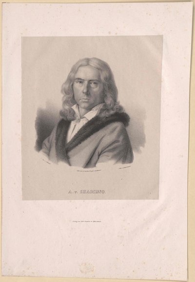 Adelbert von Chamisso (tryk) af Artist Unknown