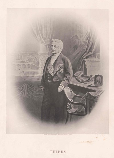 Adolphe Thiers af Artist Unknown