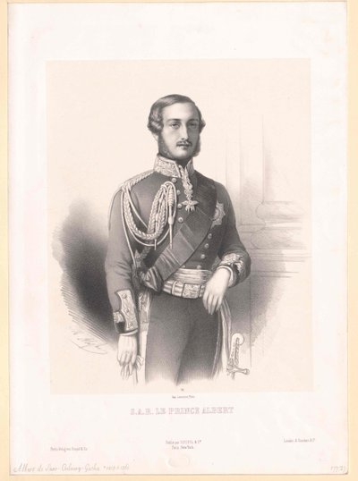 Albert, prinsgemal af England hertug af Sachsen prins af Sachsen-Coburg-Gotha af Artist Unknown