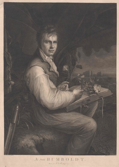Alexander baron von Humboldt af Artist Unknown