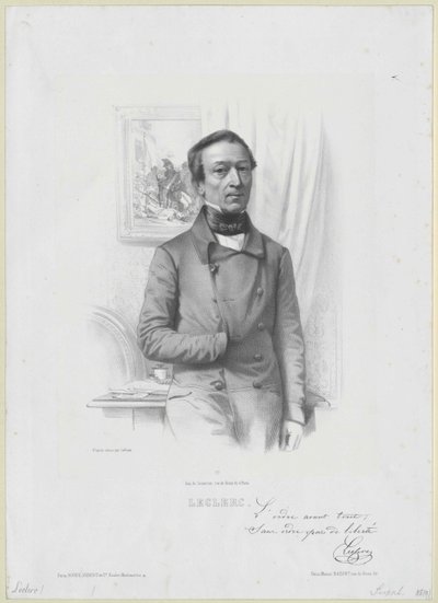Alexandre Maximin Leclerc af Artist Unknown
