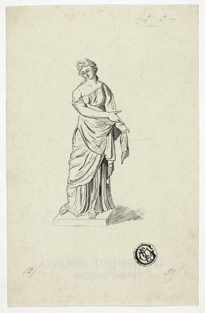 Allegorisk figur (statue) af Artist Unknown