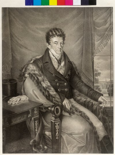 Andrei Kirillovich greve Razumovsky af Artist Unknown