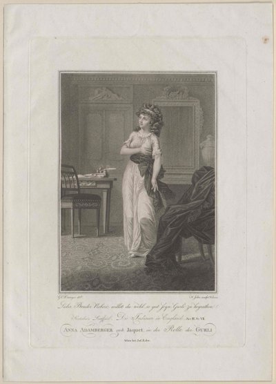 Anna Adamberger-Jaquet af Artist Unknown