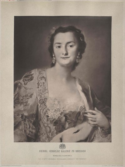 Anna Caroline grevinde Orzelska af Artist Unknown