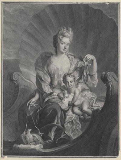 Anna Constance grevinde Cosel af Artist Unknown
