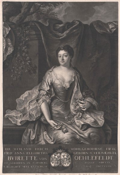 Anna Elisabeth Buirette-Oehlefeld af Artist Unknown
