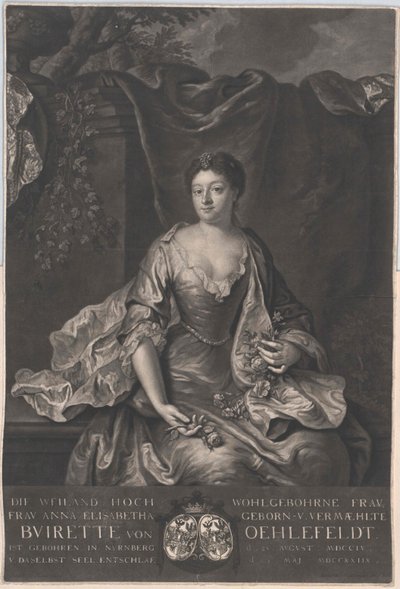 Anna Elisabeth Buirette-Oehlefeld af Artist Unknown