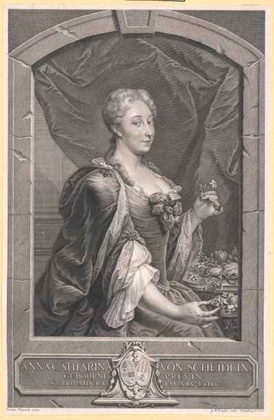Anna Katharina von Scheidlin af Artist Unknown