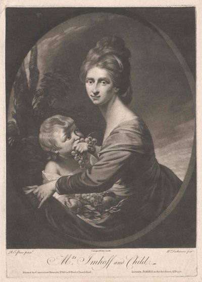 Anna Maria Appolonia Imhoff af Artist Unknown