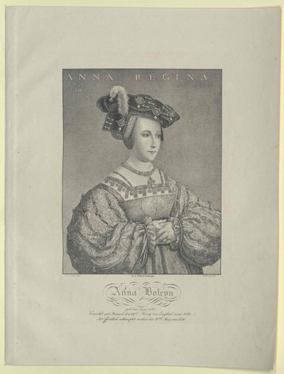 Anne Boleyn af Artist Unknown
