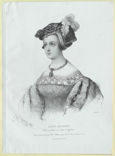 Anne Boleyn af Artist Unknown