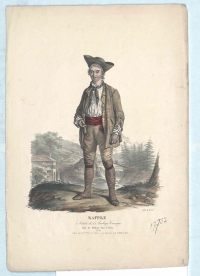 Antoine Gerard Raffile af Artist Unknown