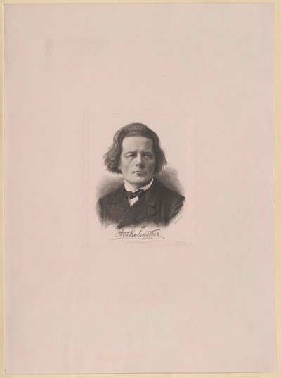 Anton Rubinstein (tryk) af Artist Unknown