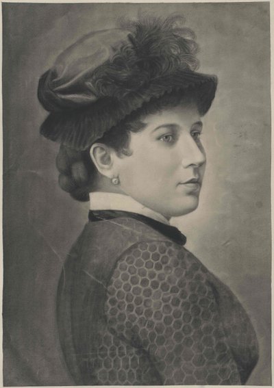 Antonie Schlaeger (print) af Artist Unknown
