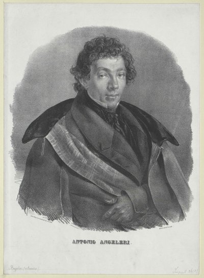 Antonio Angeleri (print) af Artist Unknown