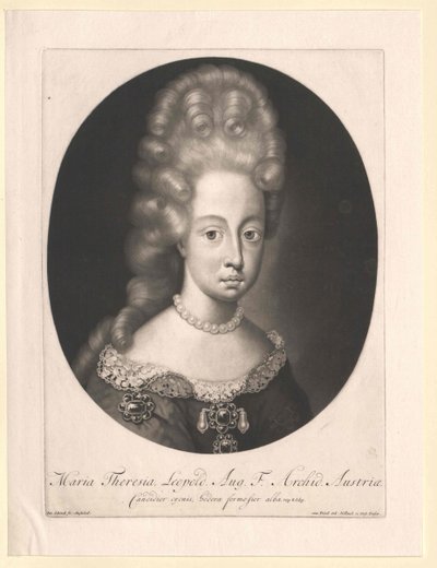 Ærkehertuginde af Østrig Therese af Artist Unknown