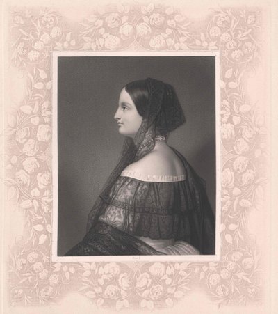 Ærkehertuginde af Østrig-Toscana Auguste (print) af Artist Unknown