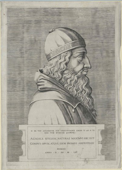 Aristoteles (print) af Artist Unknown