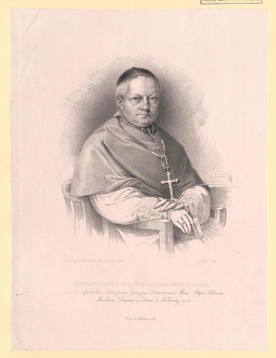 Augustin Bartholomæus Hille af Artist Unknown