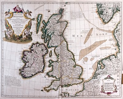 De Britiske Øer, England, Skotland og Irland. af Artist Unknown
