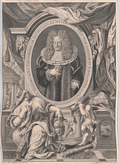 Carl Sigismund herre over herregården von Altenthann og Weyherhaus af Artist Unknown