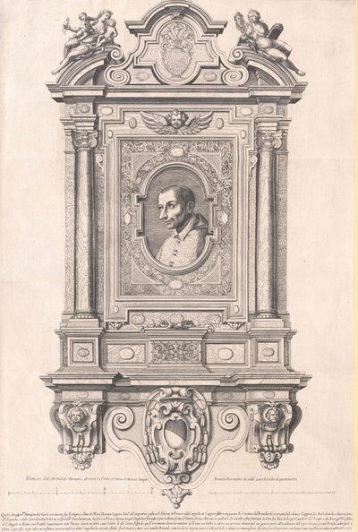 Carlo Borromeo (tryk) af Artist Unknown