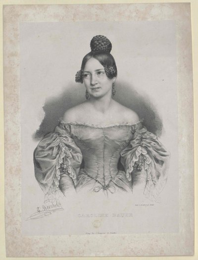 Caroline Bauer af Artist Unknown