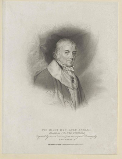 Charles Baron Barham Middleton (print) af Artist Unknown