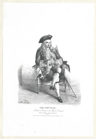 Charles Francois Grandin af Artist Unknown
