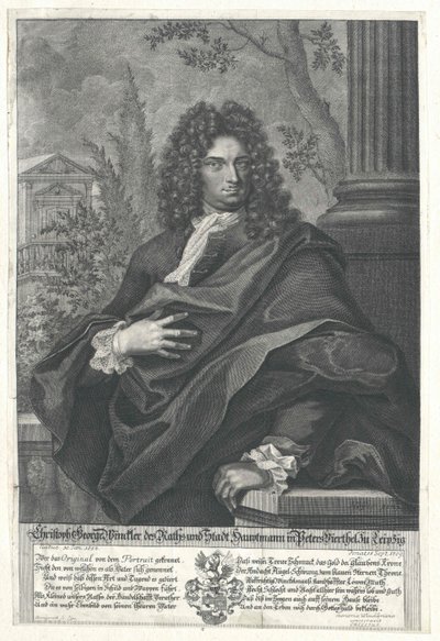 Christoph George Winckler af Artist Unknown