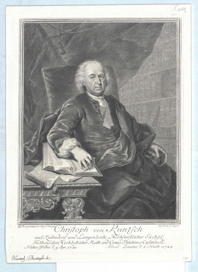 Christoph von Kuntsch af Artist Unknown