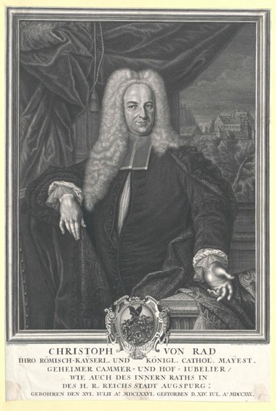 Christoph von Rad af Artist Unknown