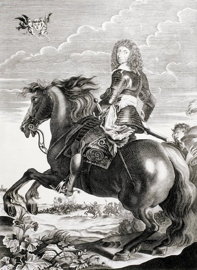 Conde, Louis II, 4. prins af (1621-1686). af Artist Unknown