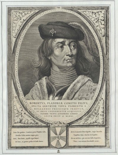 Greve af Flandern Robert I den frisiske af Artist Unknown