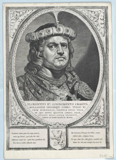Greve af Holland Florence II (print) af Artist Unknown