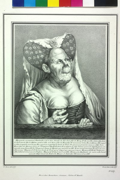 Grevinde af Tyrol Margaret Maultasch af Artist Unknown