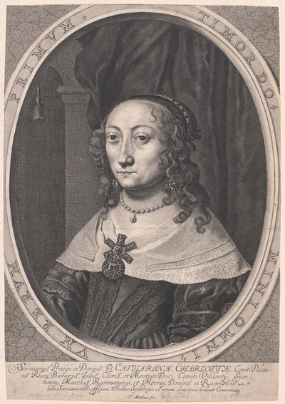 Pfalzgrevinde af Zweibrücken Catherine Charlotte af Artist Unknown